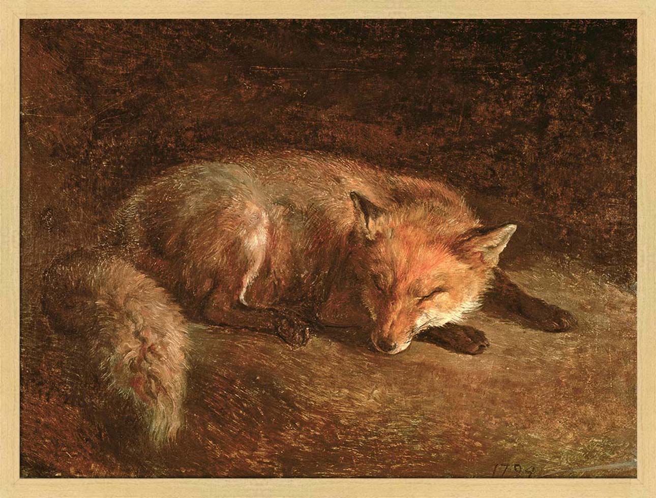 Sleeping Fox | Paper