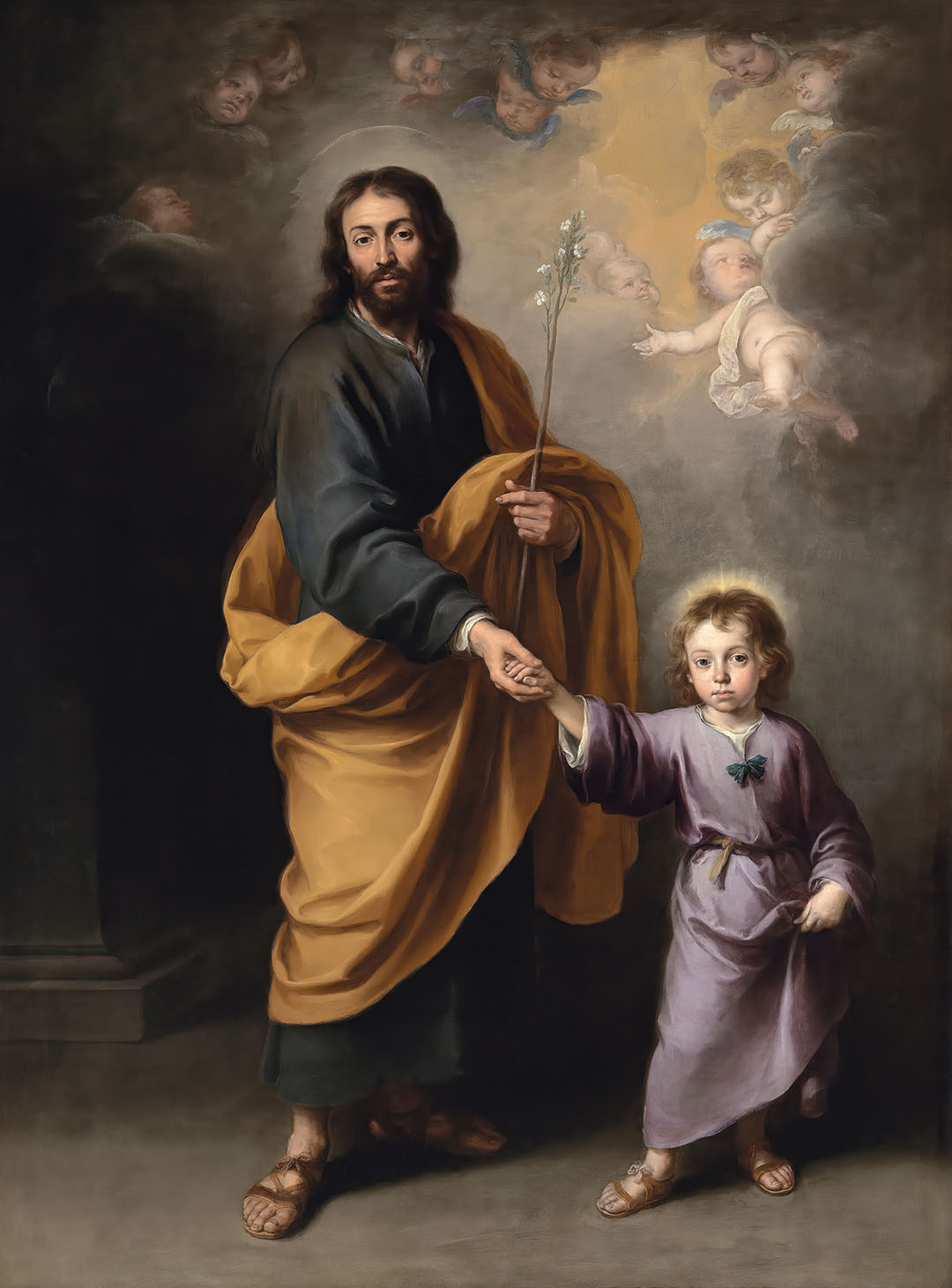 Saint Joseph and the Christ Child II | Paper