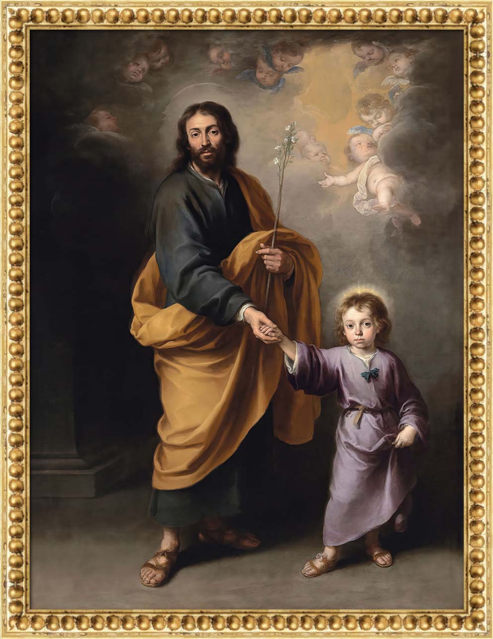 Saint Joseph and the Christ Child II | Paper