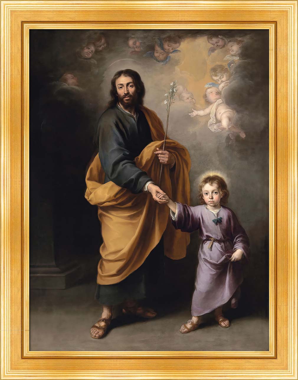 Saint Joseph and the Christ Child II | Paper