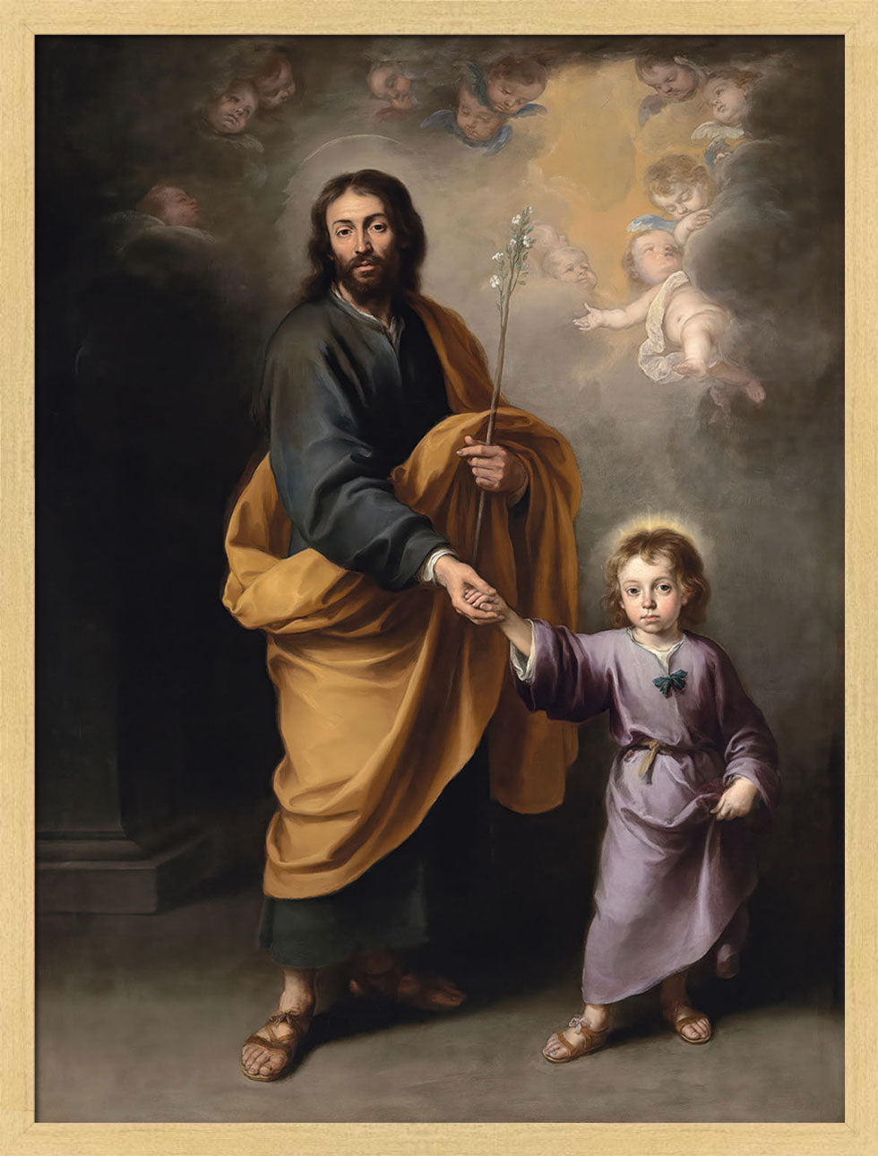 Saint Joseph and the Christ Child II | Paper