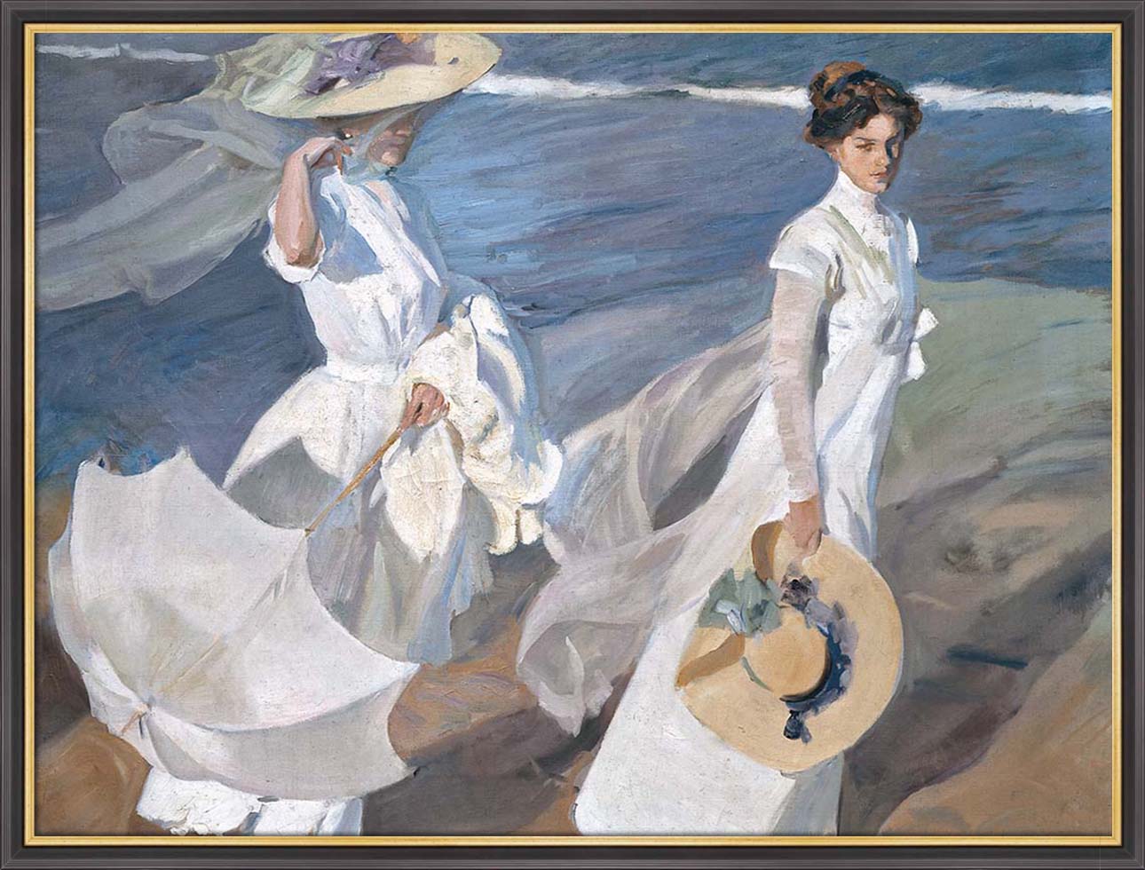 Strolling along the Seashore | Paper