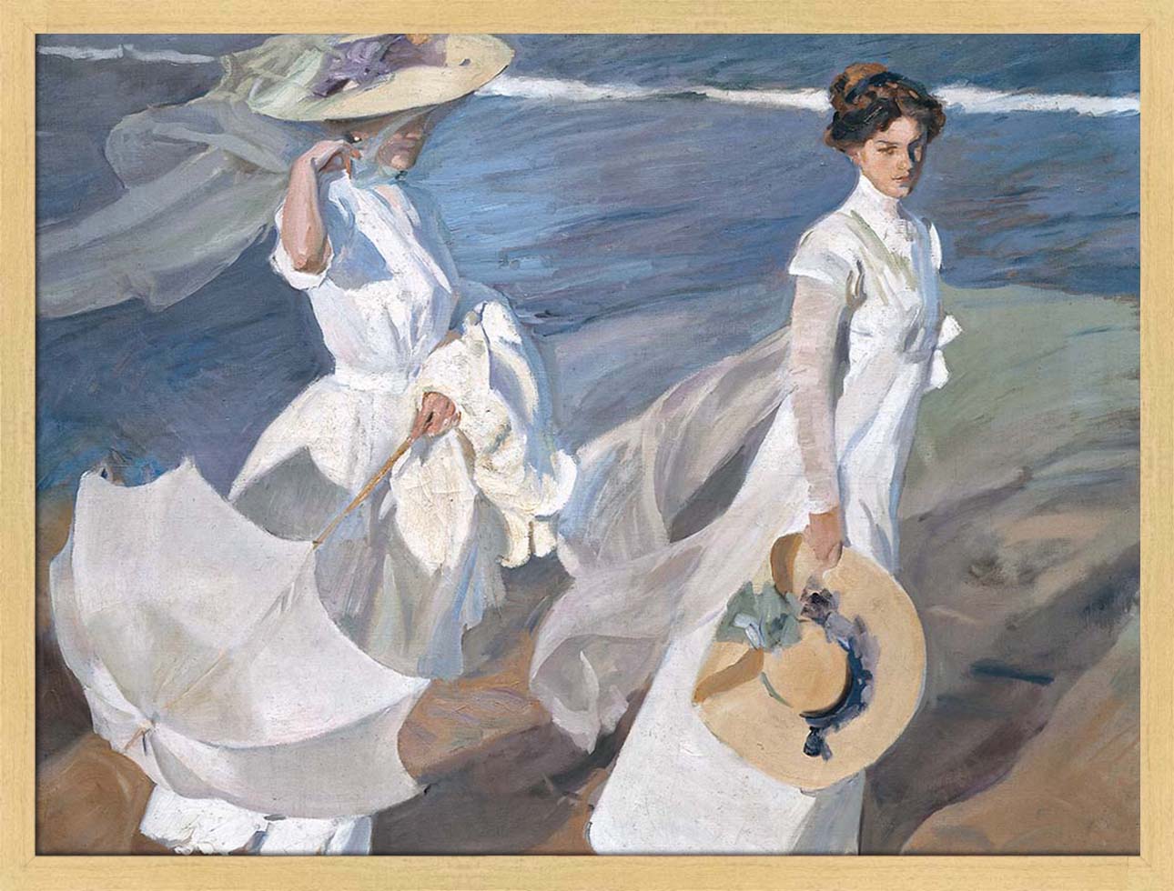 Strolling along the Seashore | Paper