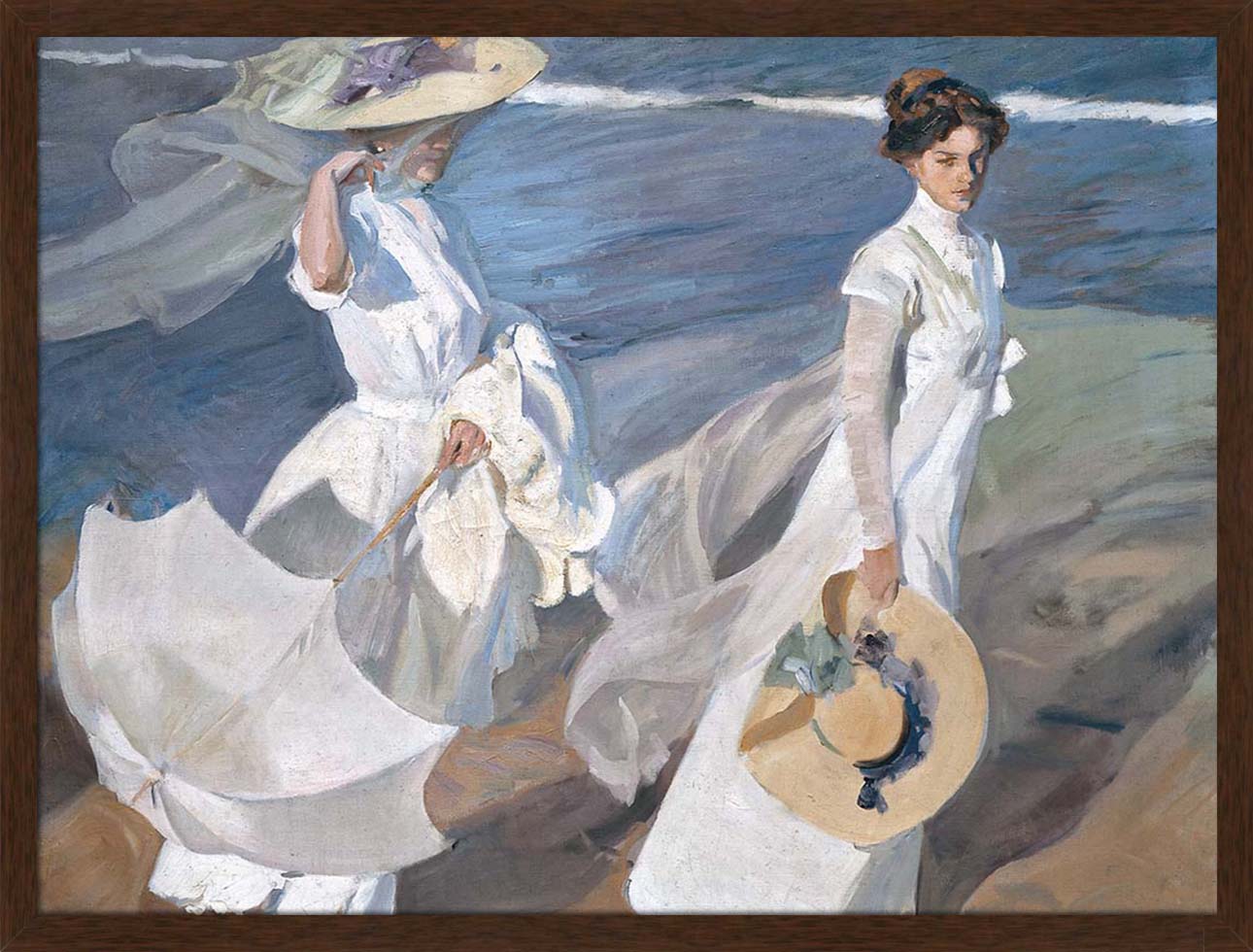 Strolling along the Seashore | Paper