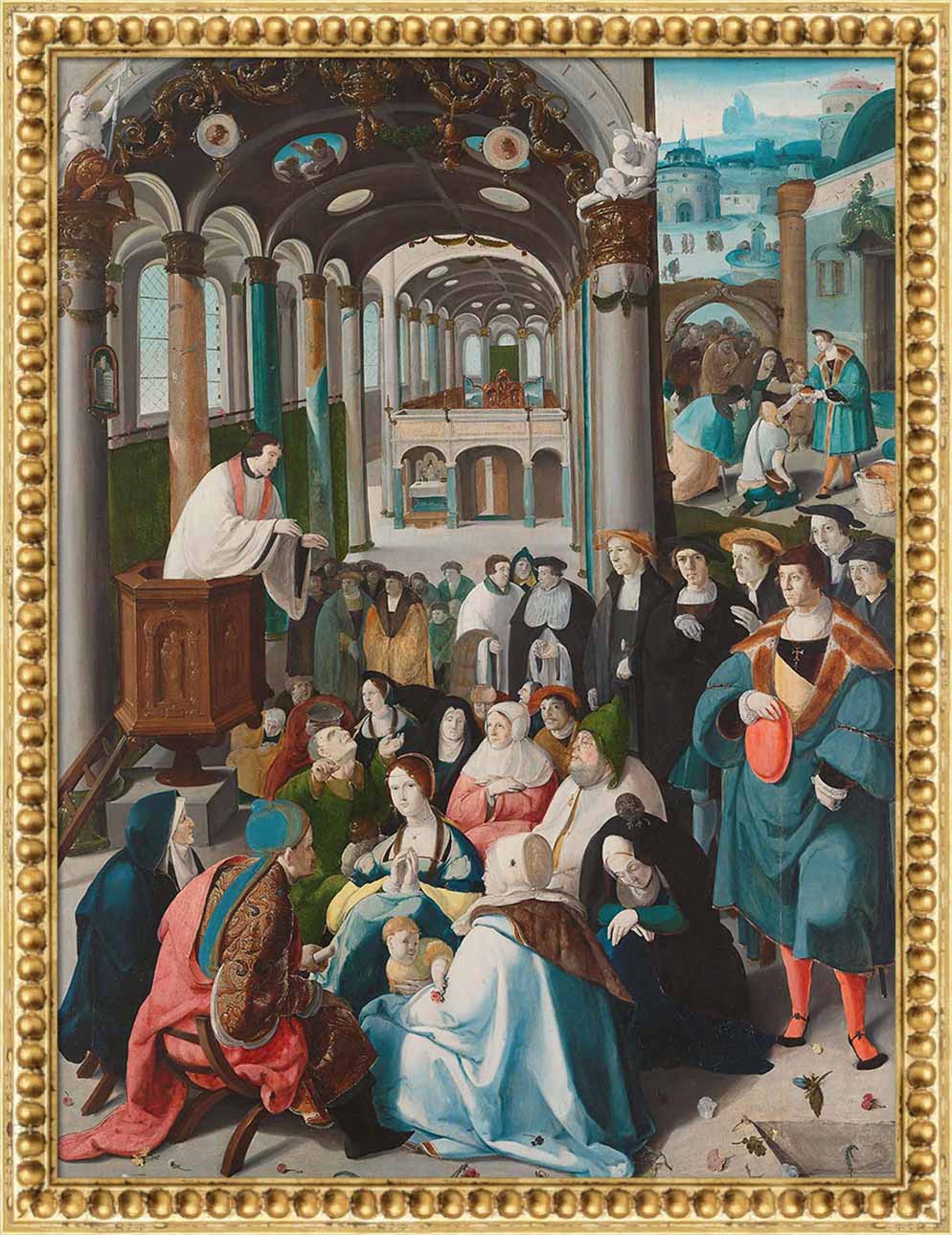 The Calling of Saint Anthony | Paper