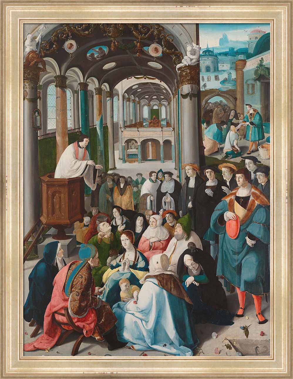 The Calling of Saint Anthony | Paper