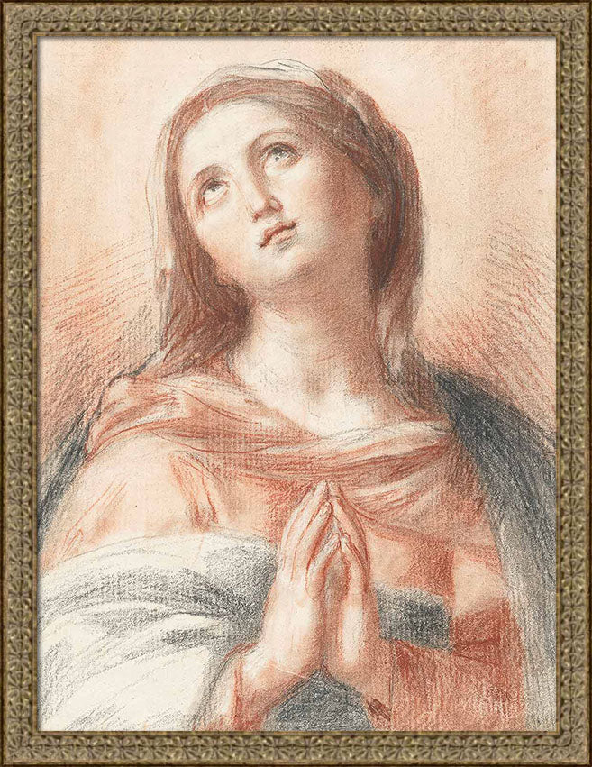 The Madonna in Prayer | Paper