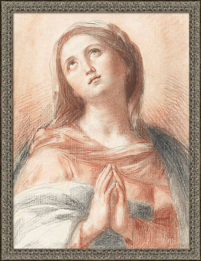 The Madonna in Prayer | Paper