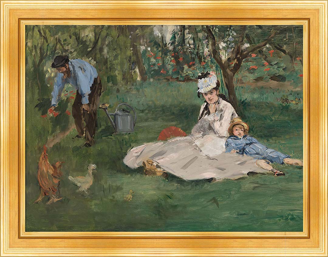 The Monet Family in Their Garden | Paper