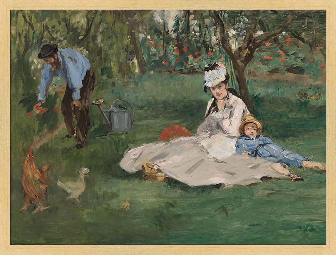 The Monet Family in Their Garden | Paper