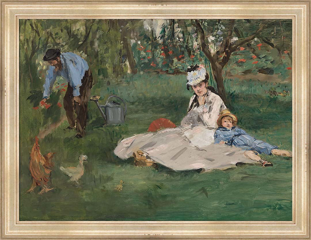 The Monet Family in Their Garden | Paper