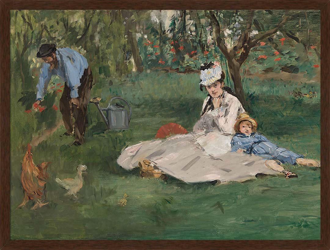 The Monet Family in Their Garden | Paper