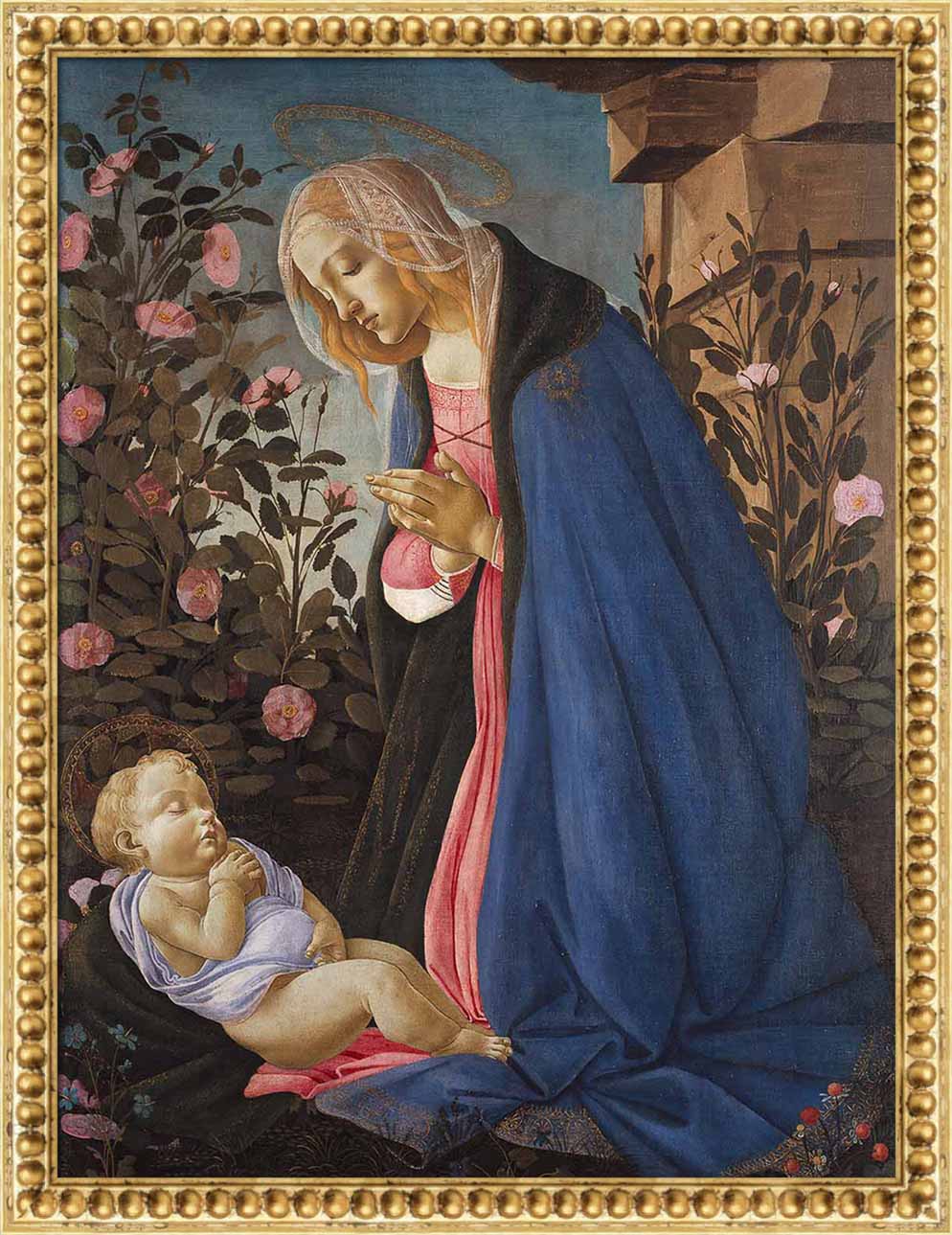 The Virgin Adoring the Sleeping Christ Child | Paper