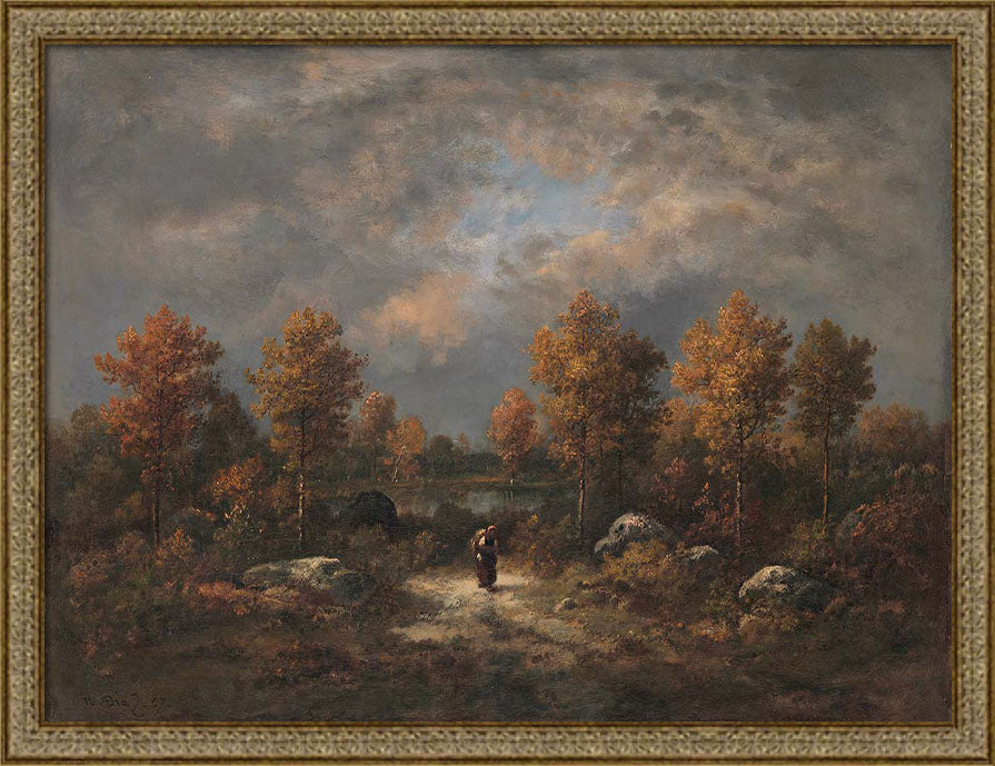 The Woodland Pond | Paper