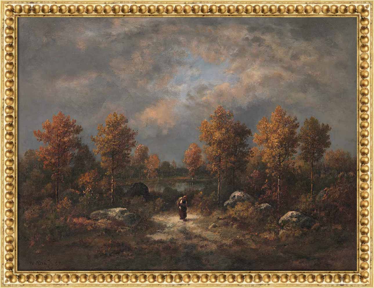 The Woodland Pond | Paper
