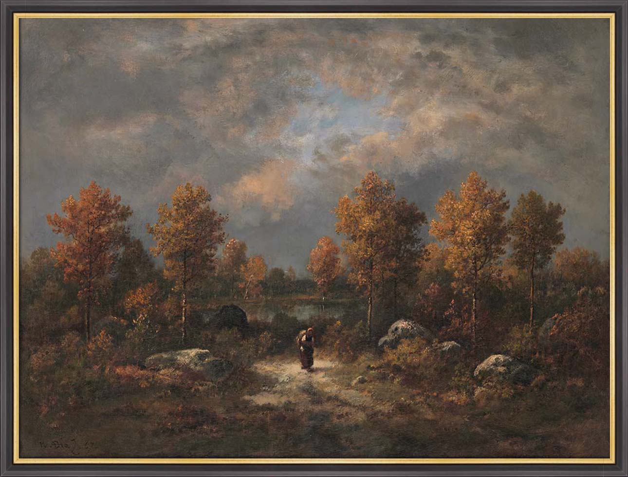 The Woodland Pond | Paper