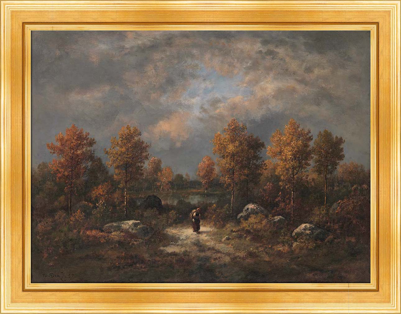 The Woodland Pond | Paper