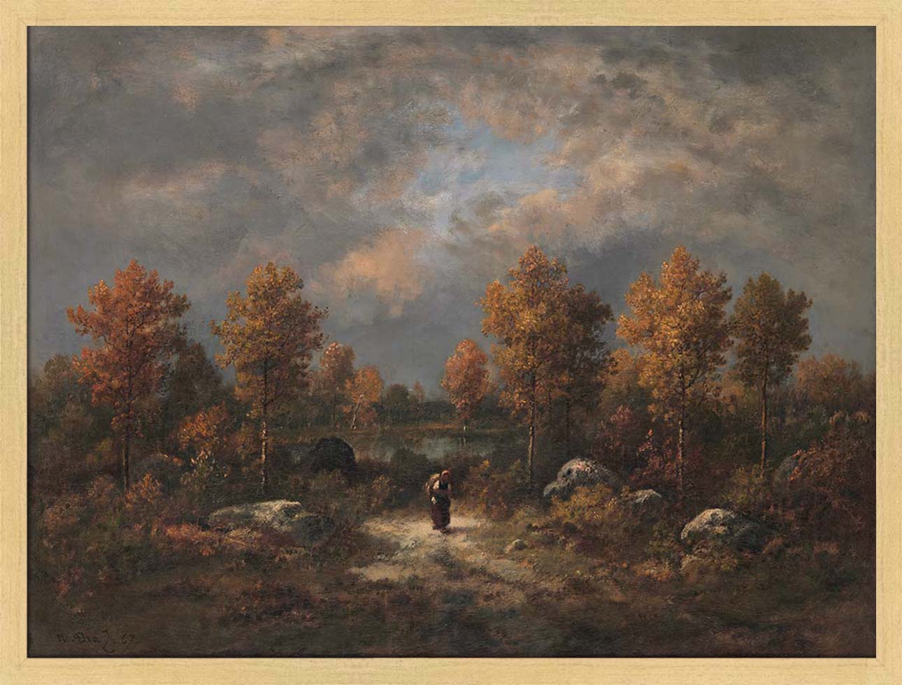 The Woodland Pond | Paper