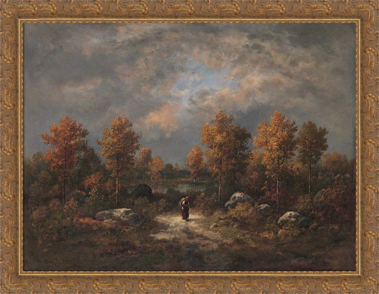 The Woodland Pond | Paper