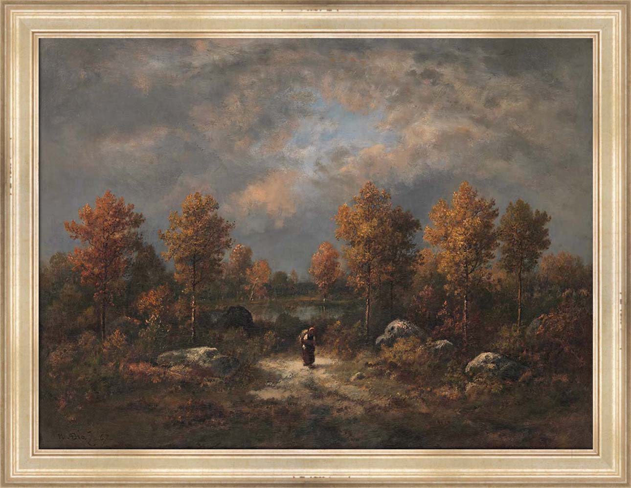The Woodland Pond | Paper