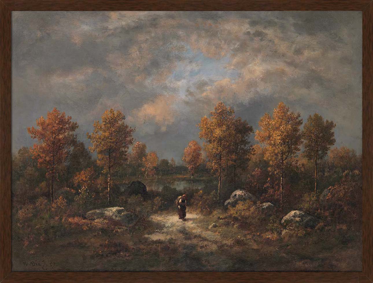 The Woodland Pond | Paper