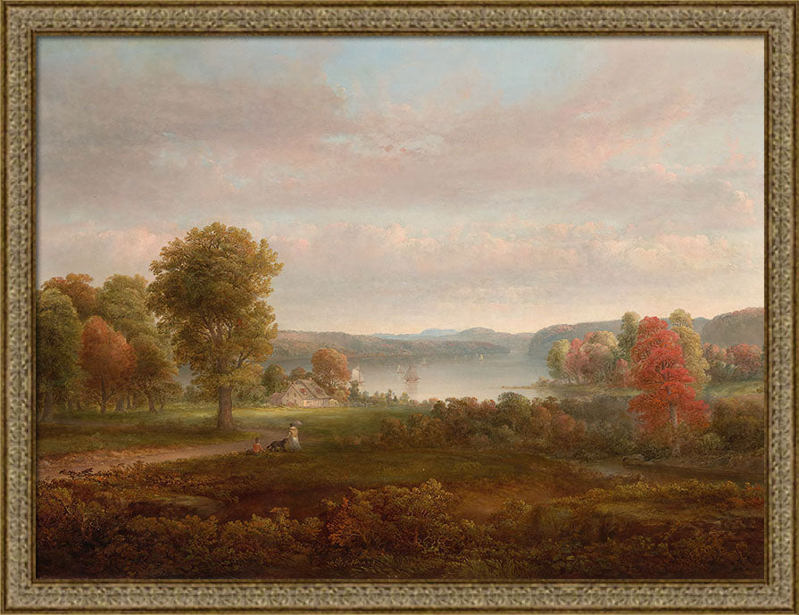 View on the Hudson in Autumn | Paper