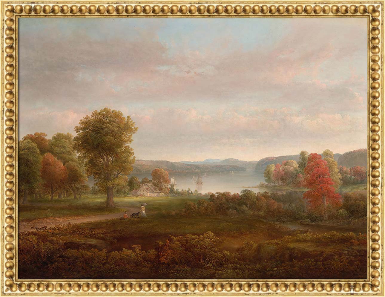 View on the Hudson in Autumn | Paper