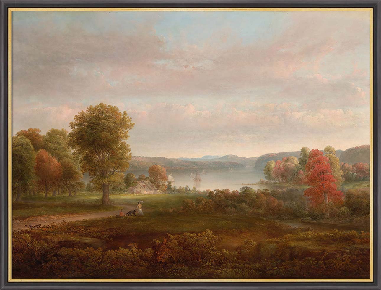 View on the Hudson in Autumn | Paper