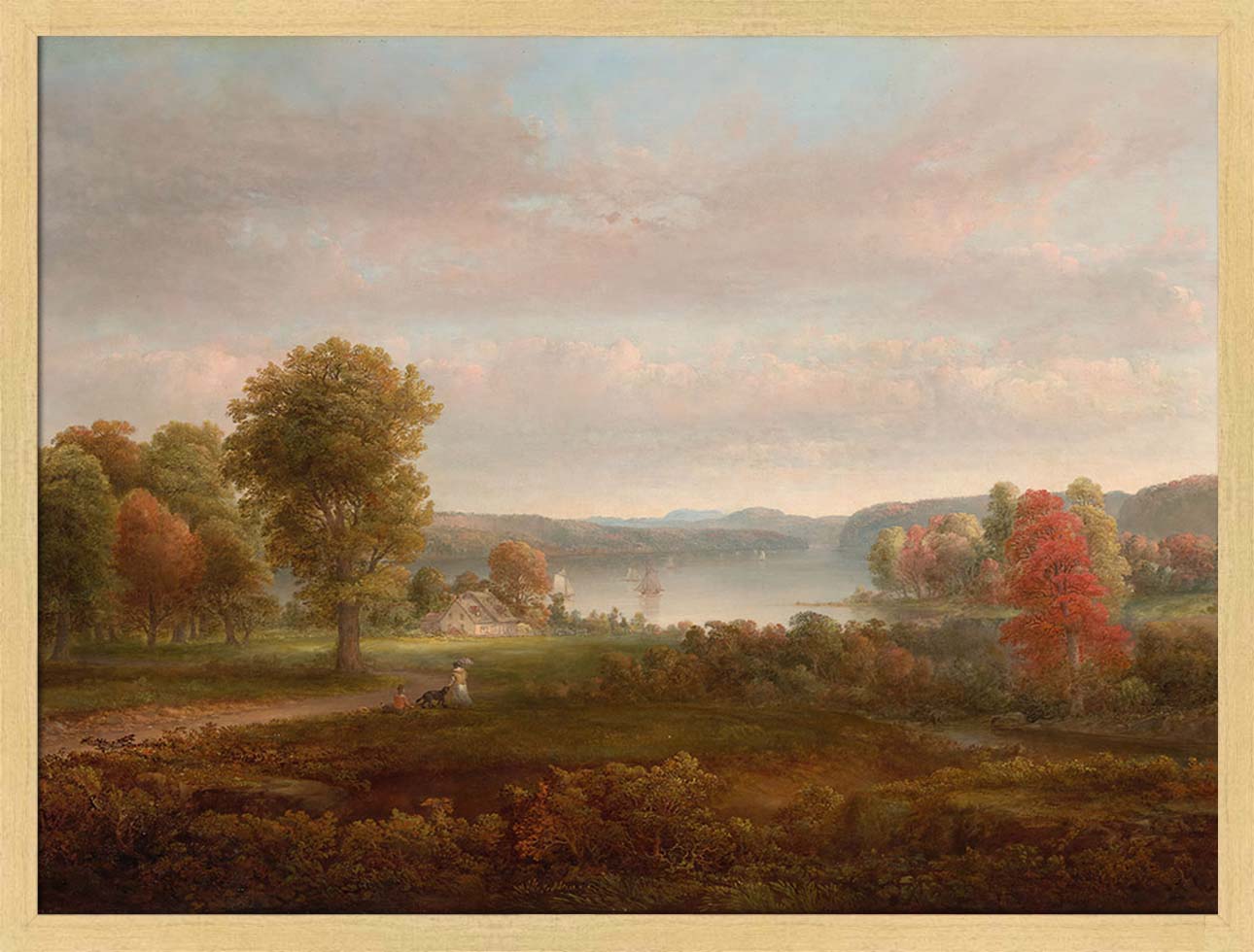 View on the Hudson in Autumn | Paper