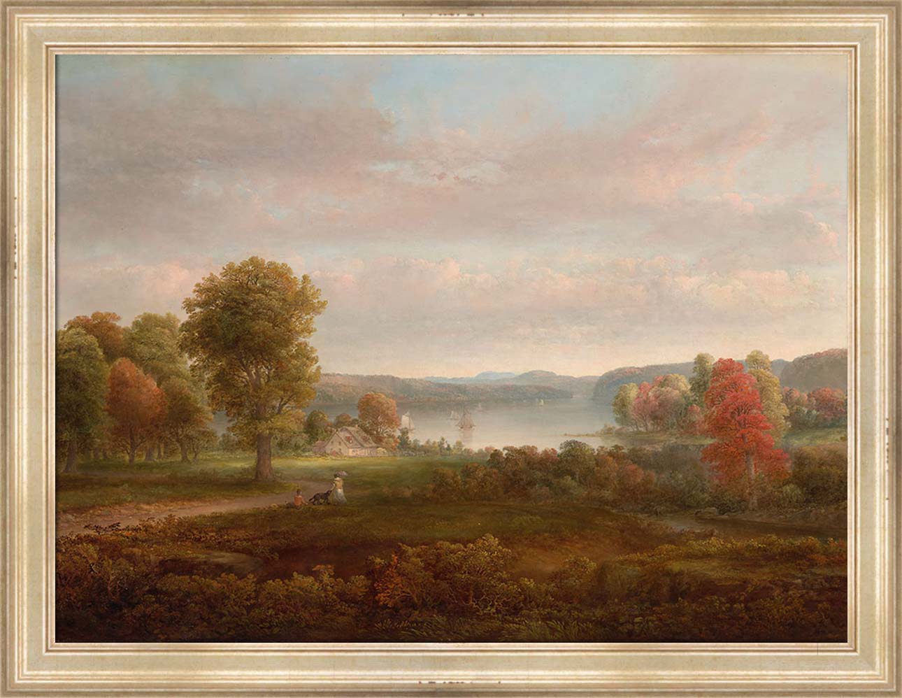 View on the Hudson in Autumn | Paper
