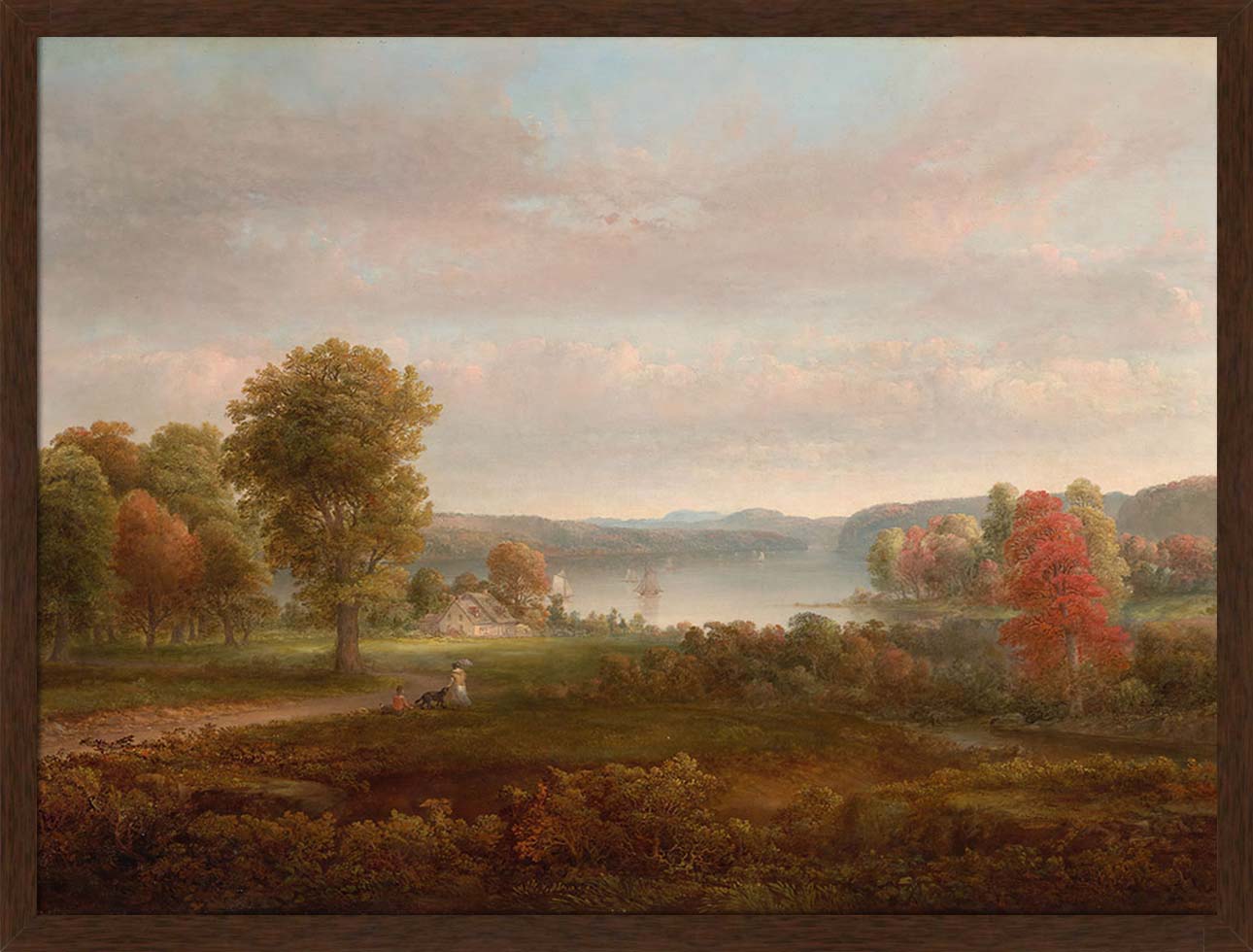 View on the Hudson in Autumn | Paper