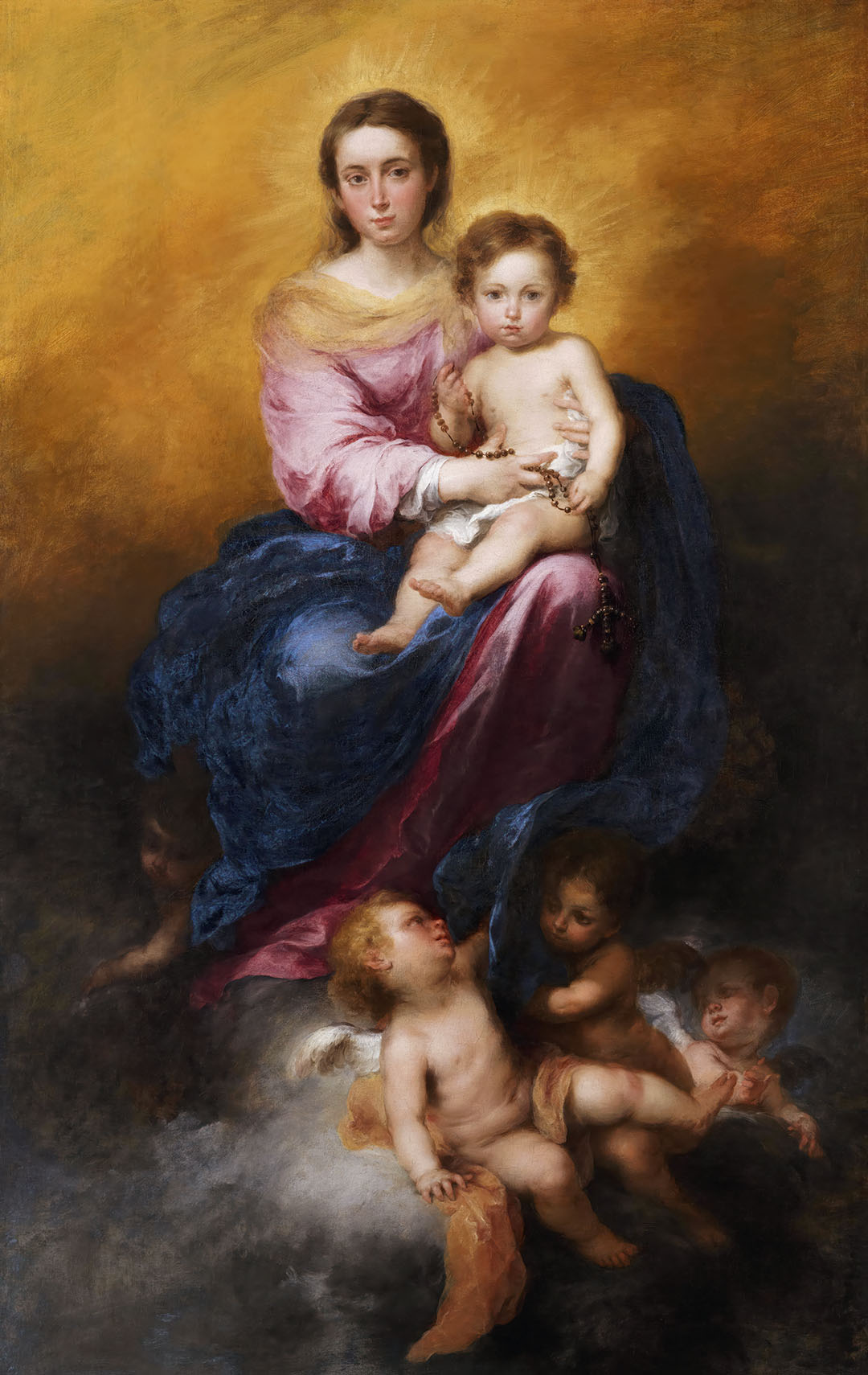 Virgin of the Rosary | Paper