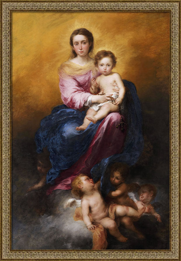 Virgin of the Rosary | Paper
