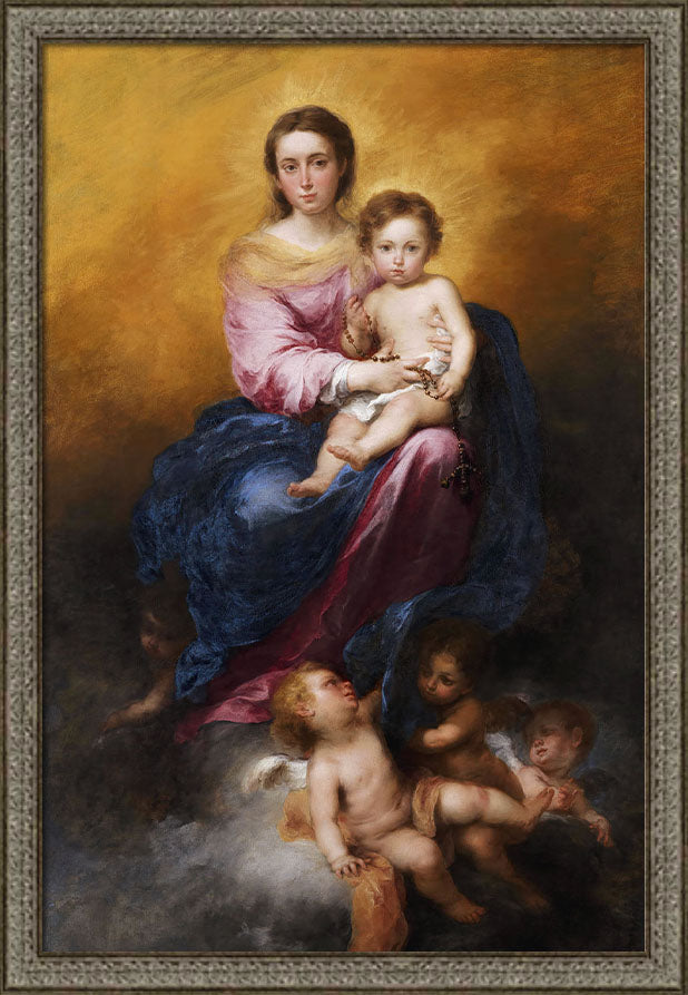 Virgin of the Rosary | Paper
