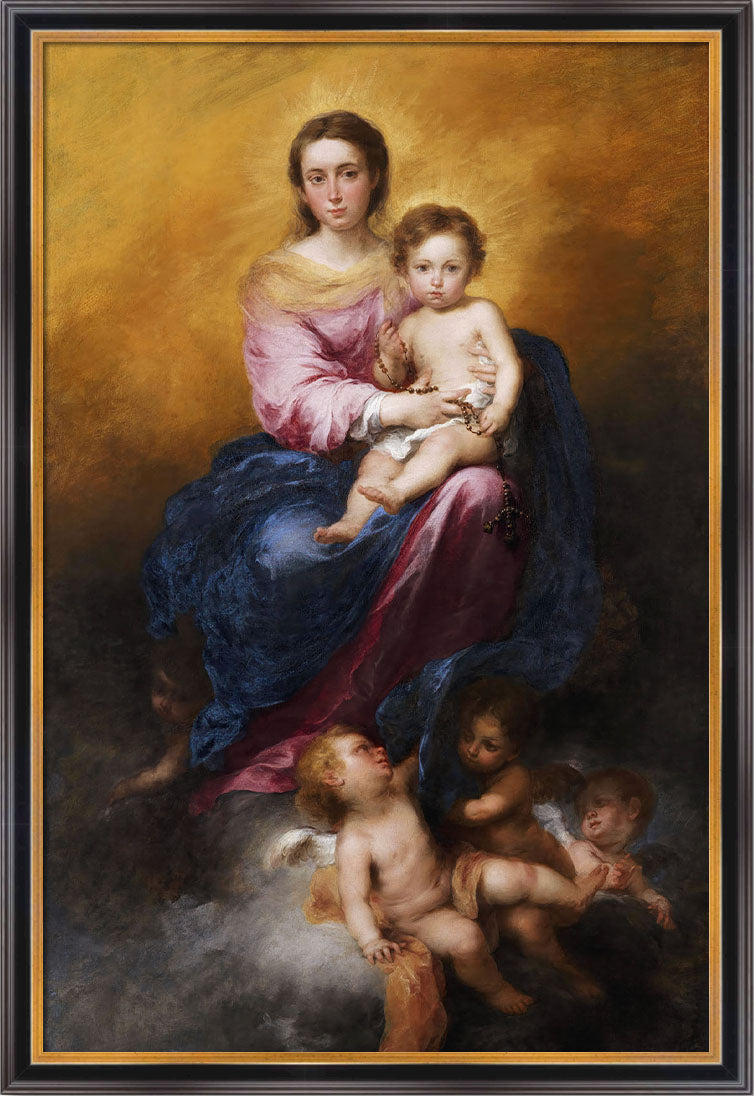 Virgin of the Rosary | Paper