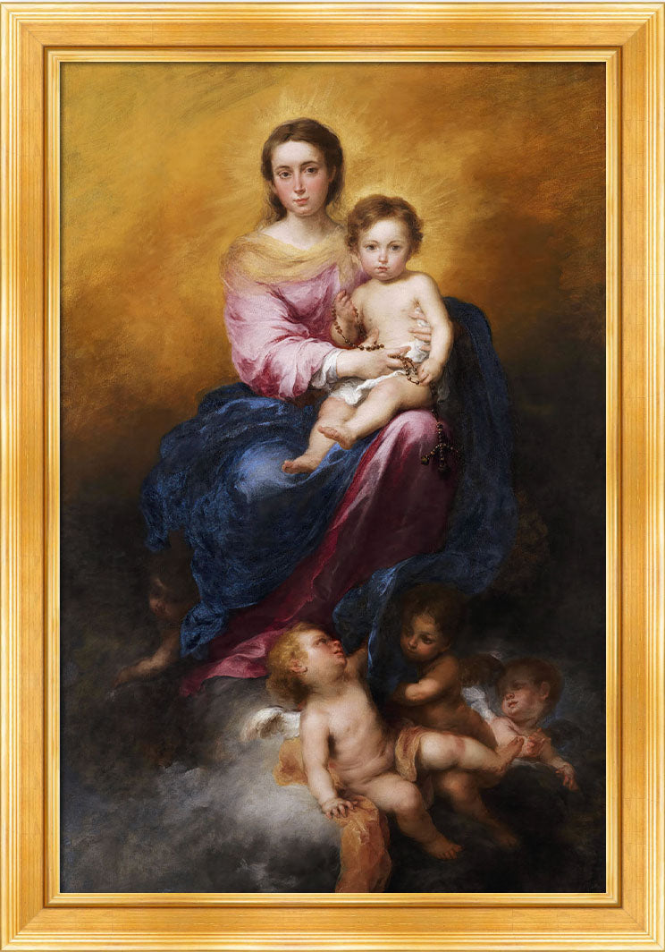 Virgin of the Rosary | Paper
