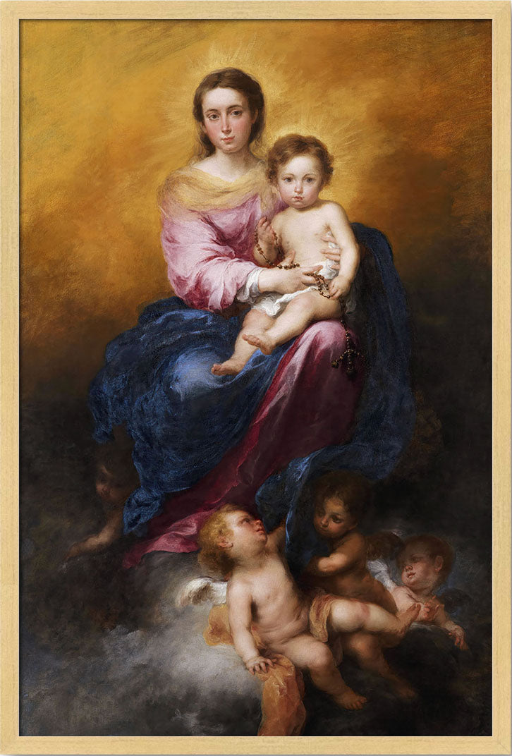 Virgin of the Rosary | Paper