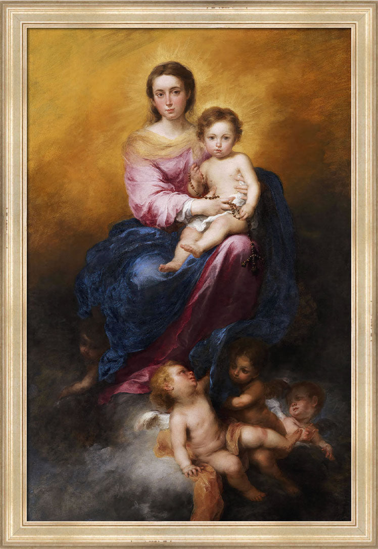 Virgin of the Rosary | Paper