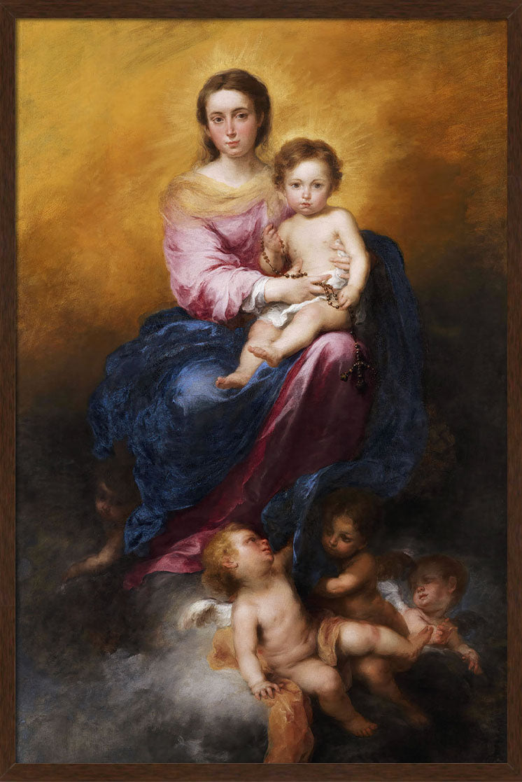 Virgin of the Rosary | Paper