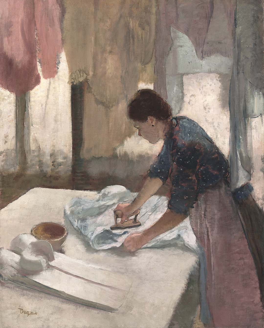 Woman Ironing | Paper