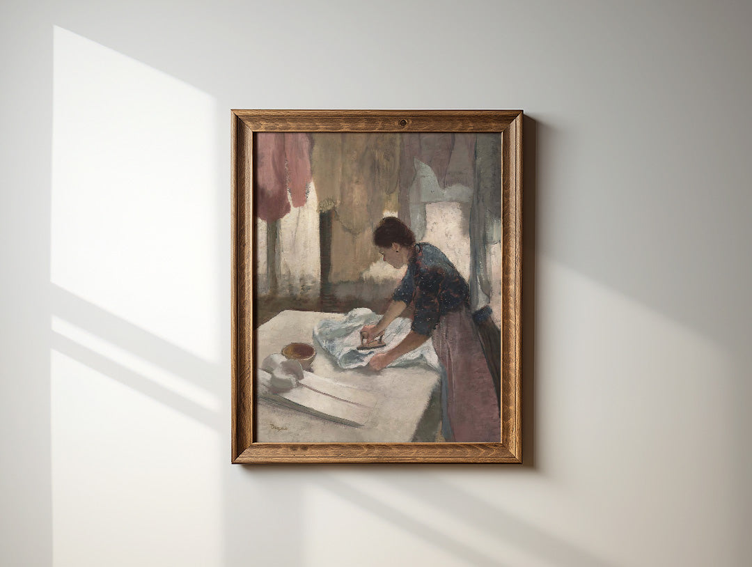 Woman Ironing | Paper