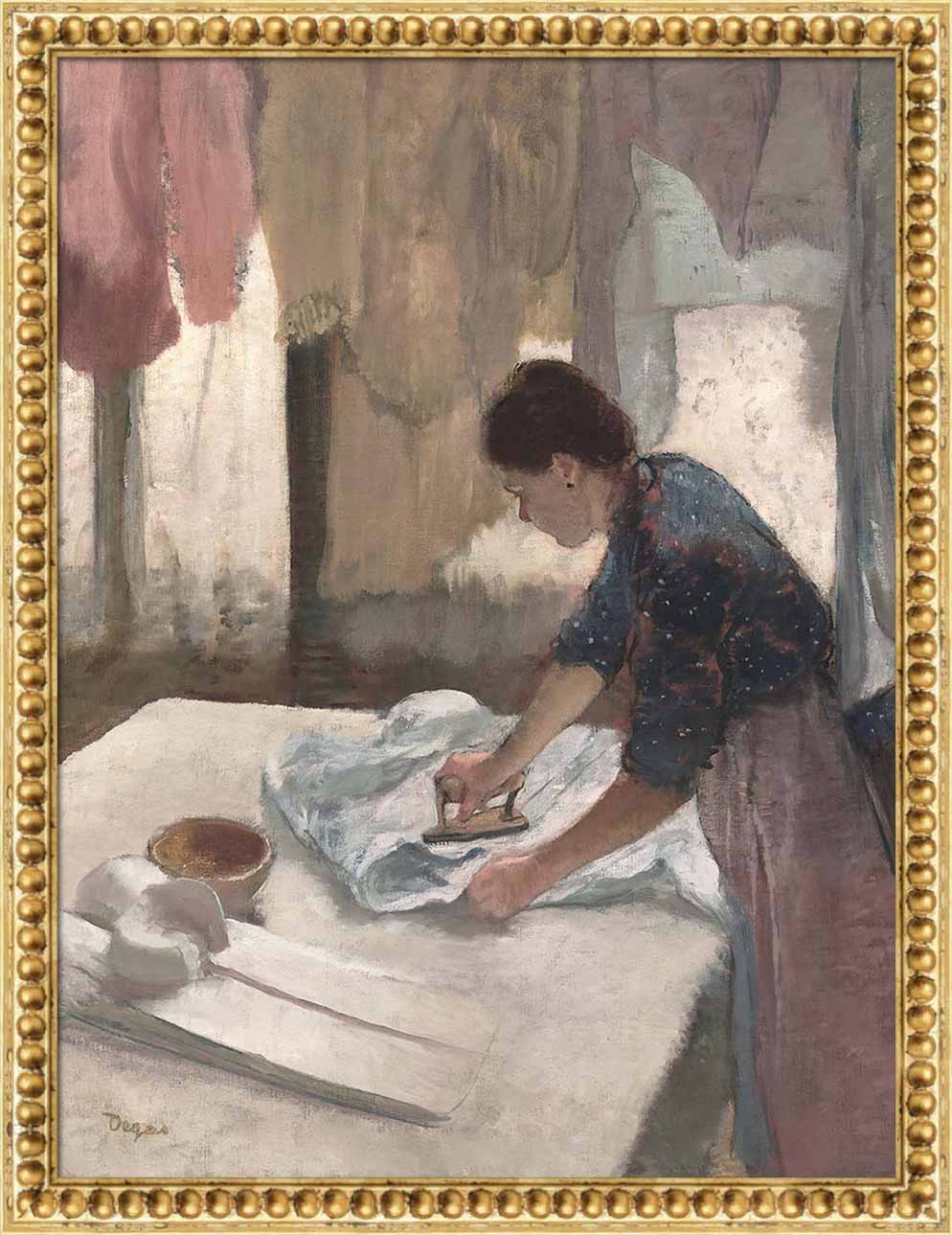 Woman Ironing | Paper