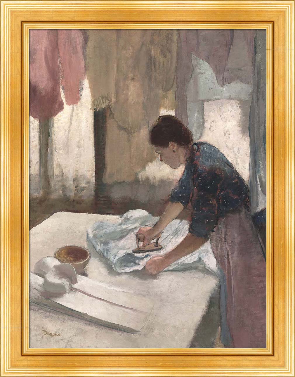 Woman Ironing | Paper