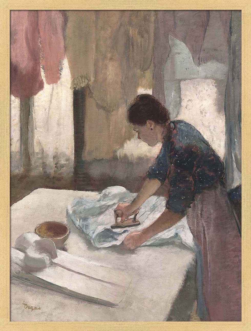 Woman Ironing | Paper