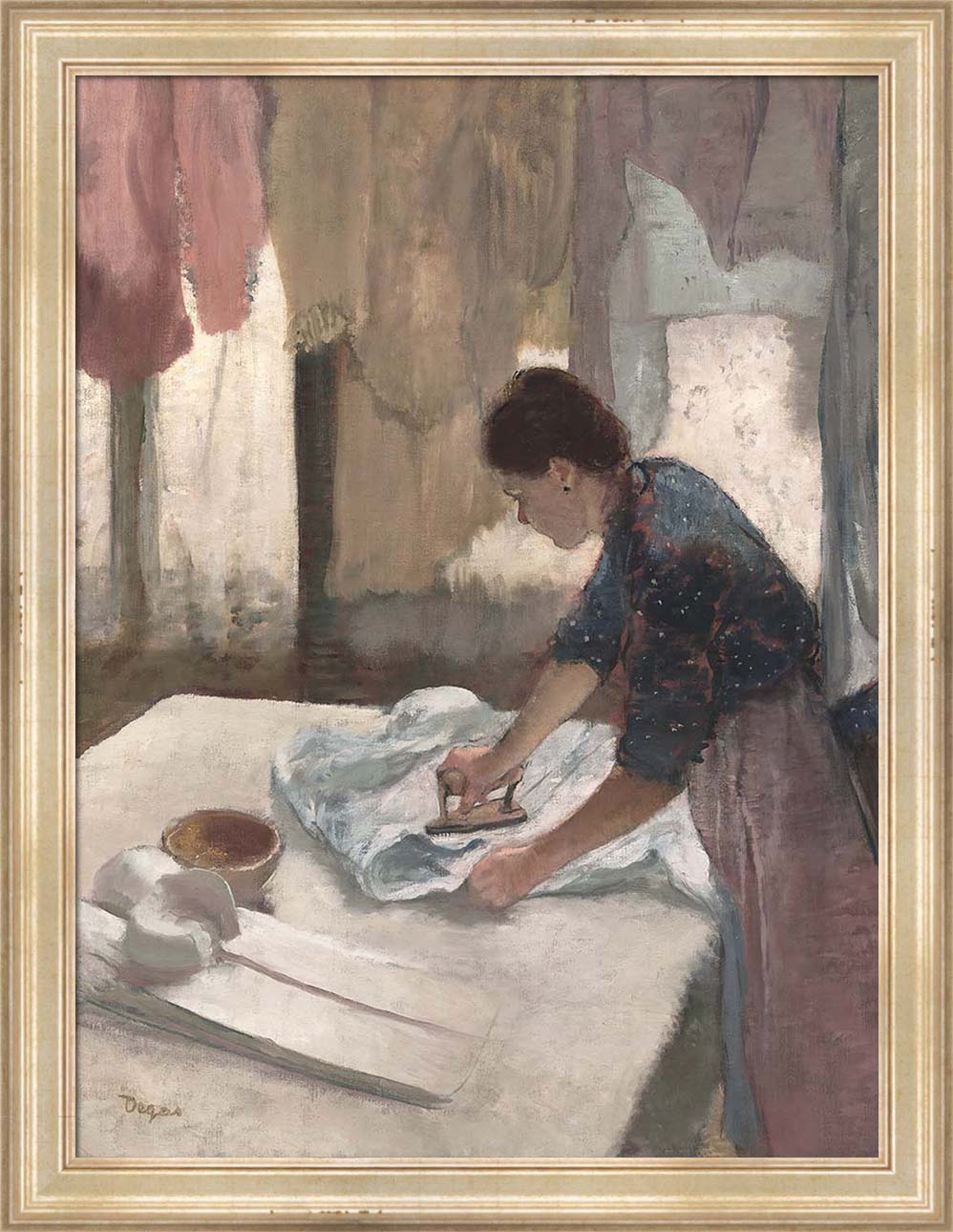 Woman Ironing | Paper