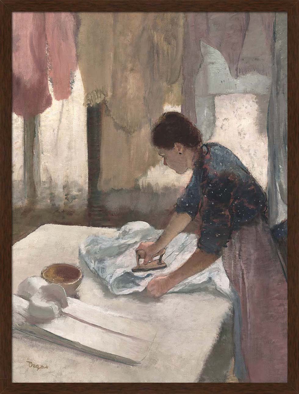 Woman Ironing | Paper