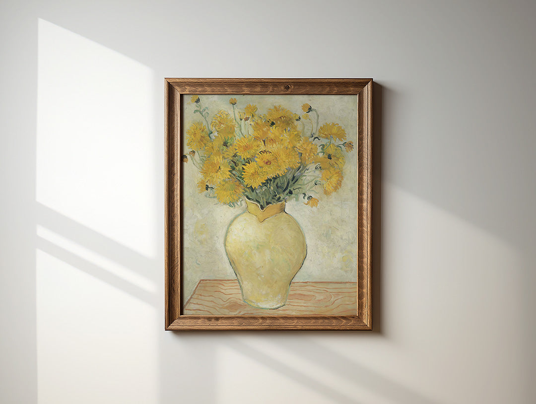 Yellow Chrysanthemums | Paper