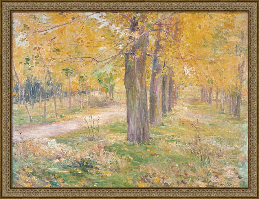 Yellow leafed Poplars | Paper