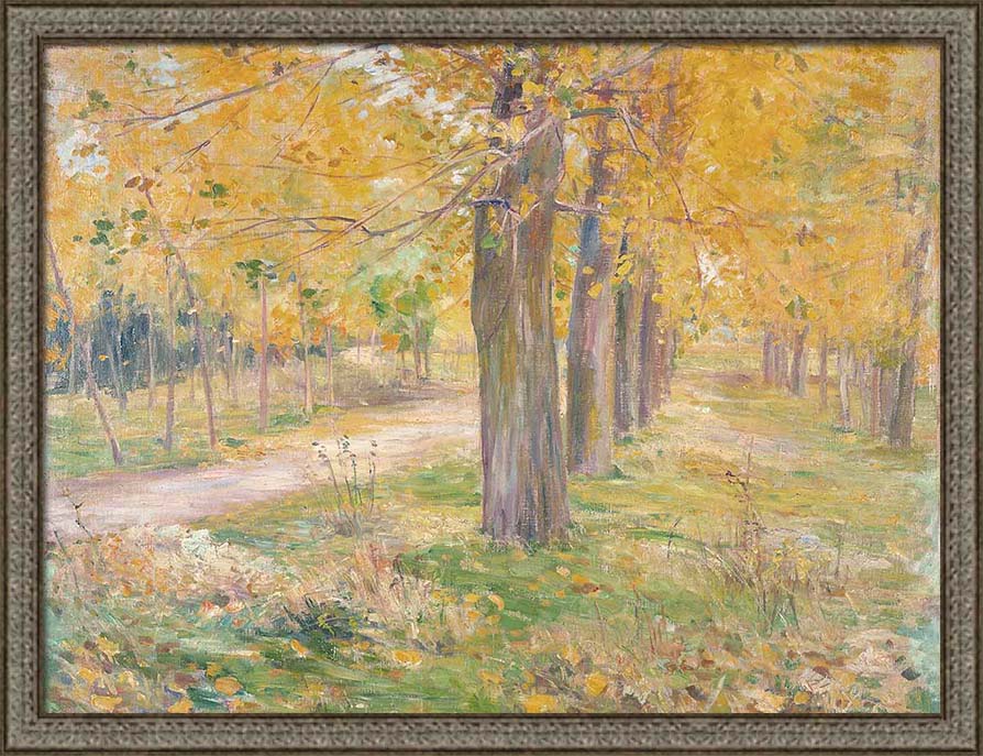 Yellow leafed Poplars | Paper