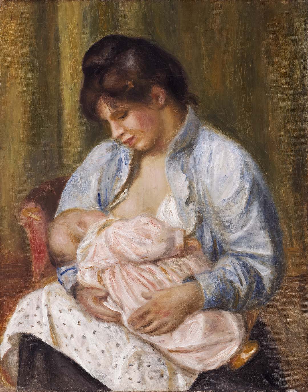 A Woman Nursing a Child | Paper